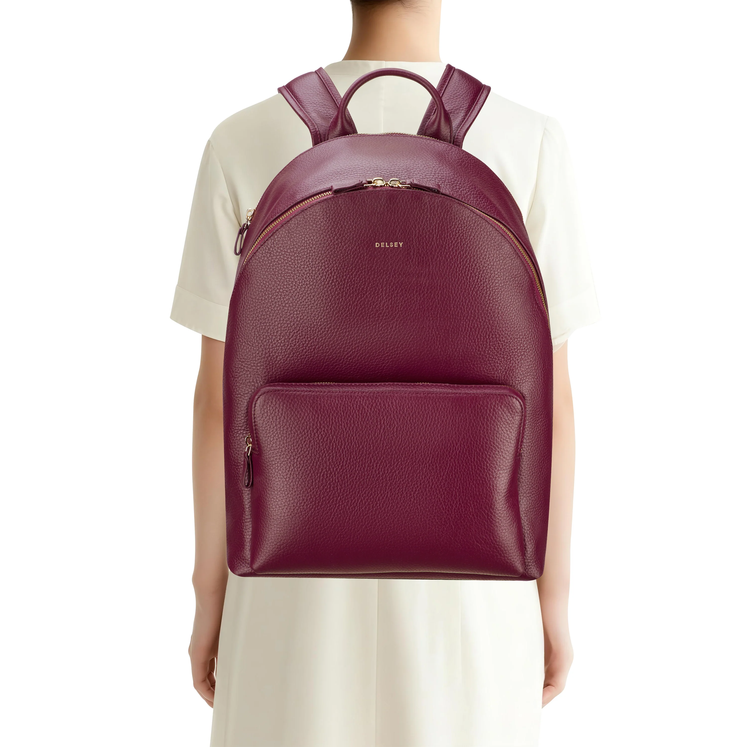 Le cuir grainé - Backpack with 2 compartments - Image 17